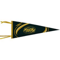 9" x 24" Digitally Printed Single Sided Custom Felt Pennant